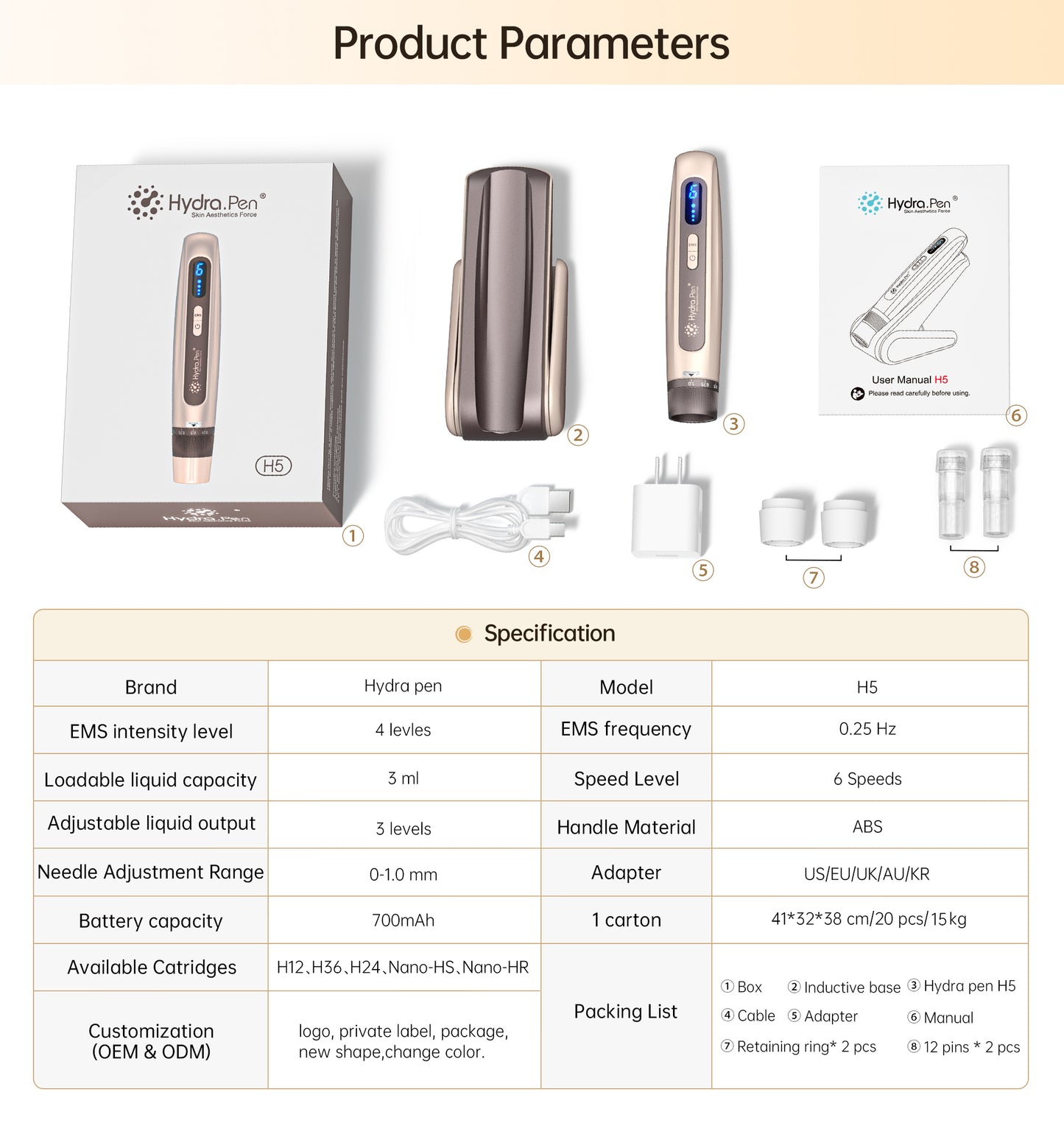 Hydra Pen H5 Microneedling Pen