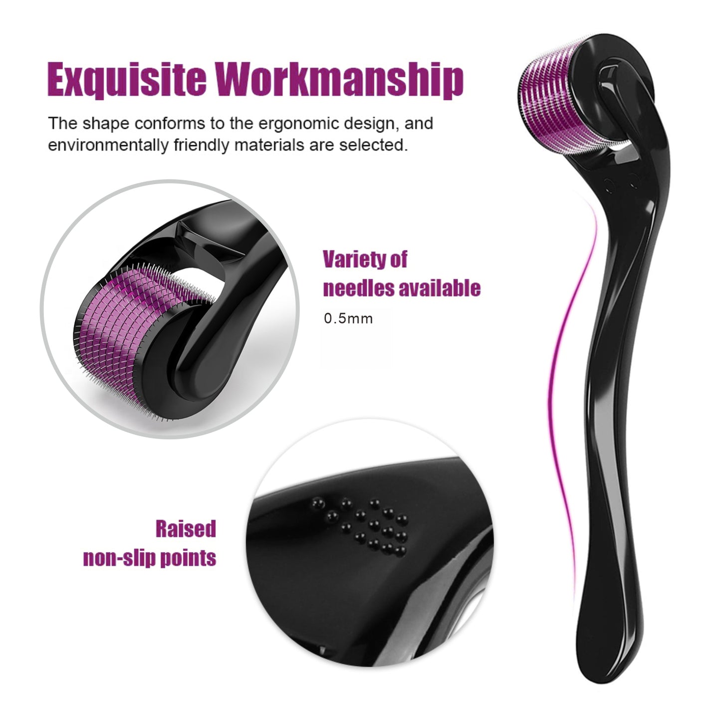 Derma Roller 540 Titanium Microneedling Roller